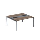 Ver imagem 2 de Estação de Trabalho Mesa Plataforma Escritório Dupla para 2 Pessoas com Caixa de Tomada PDC