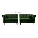 Ver imagem 4 de Sofá Realeza 4 Lugares Cor:veludo Verde 270