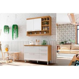 Kit de Cozinha 2 Peças Burguesa (1 Armário + 1 Balcão) C2p23 Freijo/grafite-nesher - 11 Kit de Cozinha 2 Peças Burguesa (1 Armário + 1 Balcão) C2p23 Freijo/grafite-nesher - 11