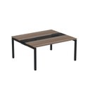 Ver imagem 2 de Estação de Trabalho Mesa Plataforma Escritório Dupla para 2 Pessoas com Caixa de Tomada PDC