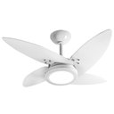 Ver imagem 1 de Ventilador Led Paris Branco 4 Pás 220v