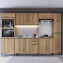 Ver imagem 1 de Cozinha Completa Dinamarca 14 Portas 2 Gavetas 6123.170 Castani - Indékes