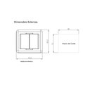 Ver imagem 6 de Caixa de Tomada Embutir Mesa 2 Tomadas Flex Tampa Retrátil Branco