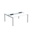 Ver imagem 2 de Estação de Trabalho Mesa Plataforma Escritório Dupla para 2 Pessoas com Caixa de Tomada PDC