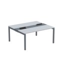 Ver imagem 2 de Estação de Trabalho Mesa Plataforma Escritório Dupla para 2 Pessoas com Caixa de Tomada PDC