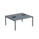 Ver imagem 2 de Estação de Trabalho Mesa Plataforma Escritório Dupla para 2 Pessoas com Caixa de Tomada PDC