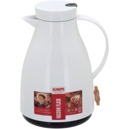 Garrafa Térmica Branca 1 Litro 25x15x15cm Blanc - 1