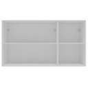 Ver imagem 3 de Armário Aéreo Cozinha Aurora 120cm 3 Portas MDF MDP Branco com Azul