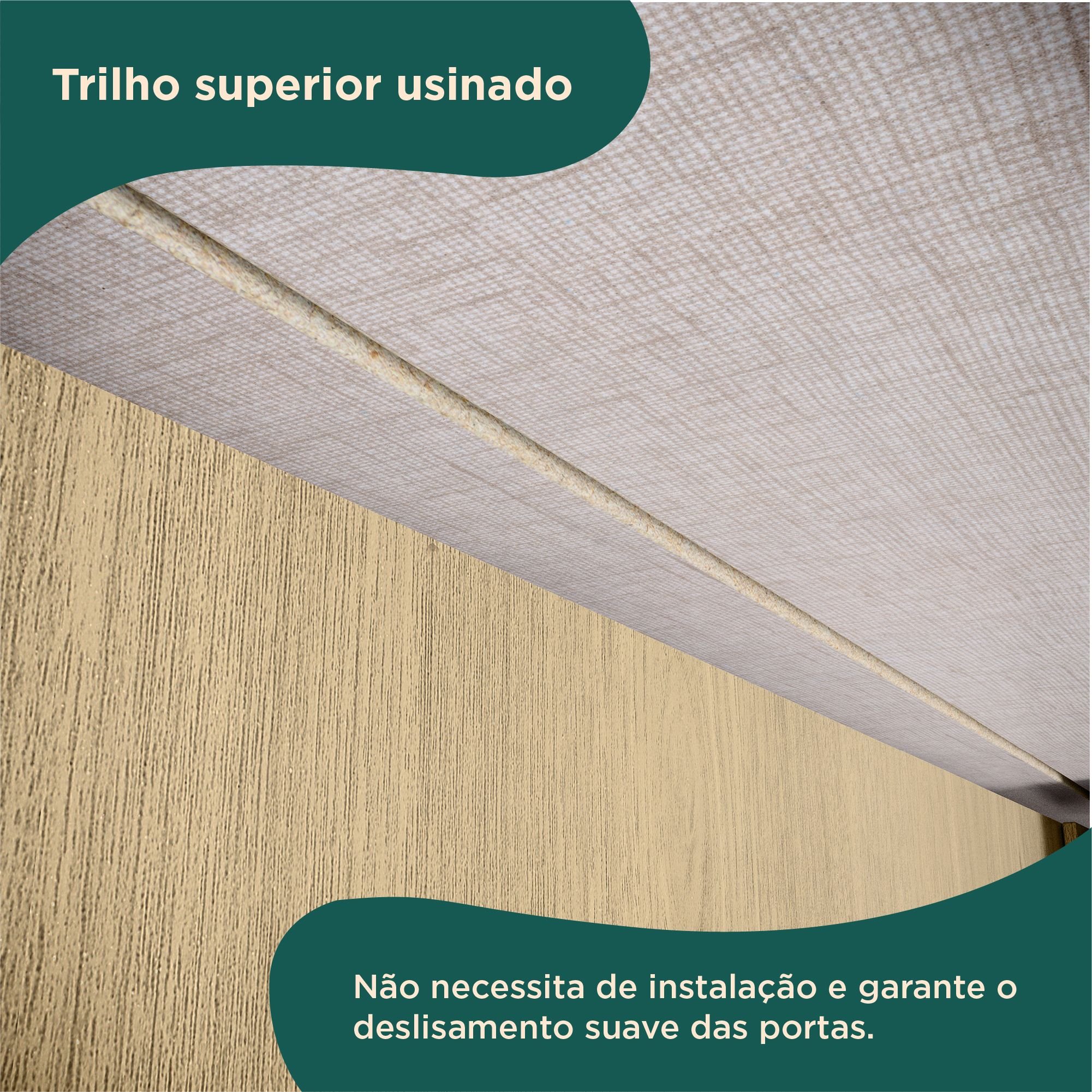 Guarda-roupa Casal Bagda 3 Portas 3 Gavetas com Espelho - 12