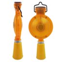 Ver imagem 5 de Sinalizador Solar Viario Led Kit 15 Unidades Cone Automatico Chuva Segurança Estrada Obra Rua Rodovi