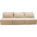 Ver imagem 6 de Sofa Ilha Caribe Modular para Sala de Estar Bouclé:bege Claro