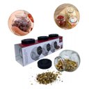 Ver imagem 7 de Kit 3 Unidades Porta Condimentos 150ml Preto Cozinha Pratica
