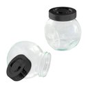Ver imagem 5 de Kit 3 Unidades Porta Condimentos 150ml Preto Cozinha Pratica