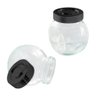 Kit 3 Unidades Porta Condimentos 150ml Preto Cozinha Pratica - 5