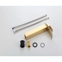 Ver imagem 3 de Torneira Cascata Banheiro Misturado Pia T6006ag Alta Dourado Luuk Young