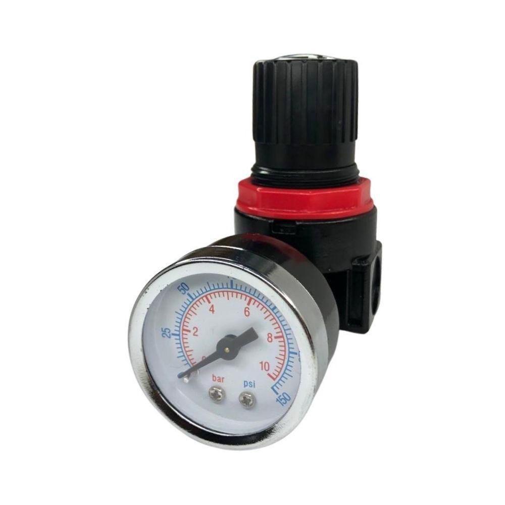 Regulador De Pressão De Ar Mini Ar2000 150 Psi Rosca 1/4 - 1