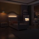 Ver imagem 3 de Cama Infantil Montessoriana Reversível LED Rattan e Grade de Proteção Wave Casatema MadeiraOriginals Branco/Marrom