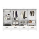 Ver imagem 7 de Quarto Modulado 4 Peças 8 Portas 4 Gavetas Smart Plus