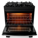 Ver imagem 2 de Fogão Atlas Agile Glass 5 Bocas com Acendimento Automático e Tripla Chama Preto