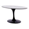 Base de Mesa Saarinen de Jantar Oval em Alumínio - Tampos de 180 X 100 Cm até 235 X 122 Cm - 1