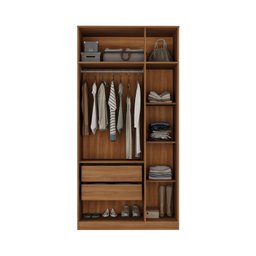 Guarda-roupa Solteiro Jade 3 Portas 2 Gavetas Yescasa - 2
