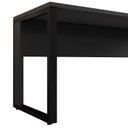 Ver mais imagens de Mesa Plataforma Individual com Caixa de Tomadas Pés Metal 120cm Industrial Executive Preto