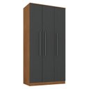 Ver imagem 3 de Guarda-Roupa Solteiro Jade 3 Portas 2 Gavetas Yescasa
