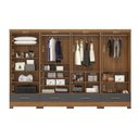 Ver imagem 7 de Quarto Modulado 4 Peças 8 Portas 4 Gavetas Smart Plus