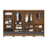 Quarto Modulado 100% MDF 4 Peças 8 Portas 4 Gavetas Smart Plus - 6