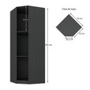 Ver imagem 4 de Guarda-roupa Casal Modulado 1 Porta Ágata Yescasa