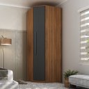 Ver imagem 1 de Guarda-Roupa Casal Modulado 1 Porta Ágata Yescasa