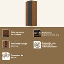 Ver imagem 5 de Guarda-Roupa Casal Modulado 1 Porta Ágata Yescasa