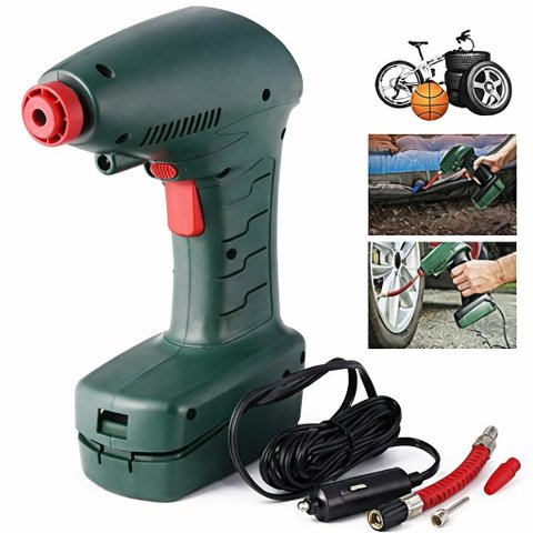 Compressor de Ar Portátil para Pneu Carro com Calibrador