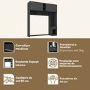 Ver imagem 5 de Guarda-Roupa Casal Jaspe Ponte 4 Portas 1 Gaveta Espresso Móveis