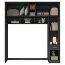 Ver imagem 2 de Guarda-Roupa Casal Jaspe Ponte 4 Portas 1 Gaveta Espresso Móveis