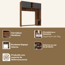 Ver imagem 6 de Guarda-Roupa Casal Jaspe Ponte 4 Portas 1 Gaveta Yescasa