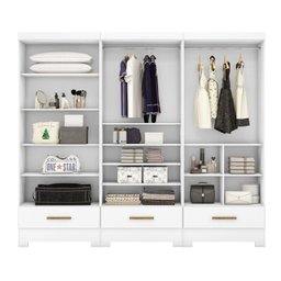 Quarto Modulado 3 Peças 6 Portas 3 Gavetas Smart Plus - 5