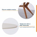 Ver imagem 4 de Mesa de Jantar Retangular 6 Lugares 160x80cm Salgueiro CabeCasa MadeiraOriginals