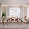Mesa de Jantar Retangular 8 Lugares 210x100cm Salgueiro CabeCasa MadeiraOriginals - 2