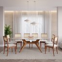 Ver imagem 2 de Mesa de Jantar Retangular 8 Lugares 210x100cm Salgueiro CabeCasa MadeiraOriginals