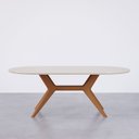 Ver imagem 6 de Mesa de Jantar Oval 8 Lugares 210x100cm Salgueiro CabeCasa MadeiraOriginals