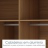 Guarda-roupa Casal 6 Portas 2,30m Aura Yescasa - 6