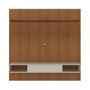 Ver mais imagens de Conjunto Sala de Estar Painel para TV até 75 pol Atenas com Mesa de Centro Onda e Carrinho Bar Brito Marrom 100% MDF