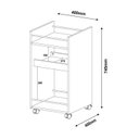 Ver imagem 7 de Conjunto Sala de Estar Painel para TV até 75 pol Atenas com Mesa de Centro Onda e Carrinho Bar Brito Marrom 100% MDF