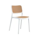 Ver imagem 2 de Cadeira para Sala de Jantar Lia Branco/Caramelo