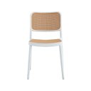 Ver imagem 5 de Cadeira para Sala de Jantar Lia Branco/Caramelo
