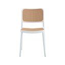 Ver imagem 5 de Cadeira para Sala de Jantar Lia Branco/Caramelo