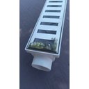 Ver imagem 7 de Ralo Linear 6x50 modelo Grelha Inox Polida Desenho Reto Coletor Branco - Ficone Reis