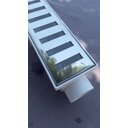 Ver mais imagens de Ralo Linear 6x50 modelo Grelha Inox Polida Desenho Reto Coletor Branco - Ficone Reis