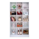 Ver imagem 3 de Expositor de Roupas Provador Arara Magia 9 Peças Branco